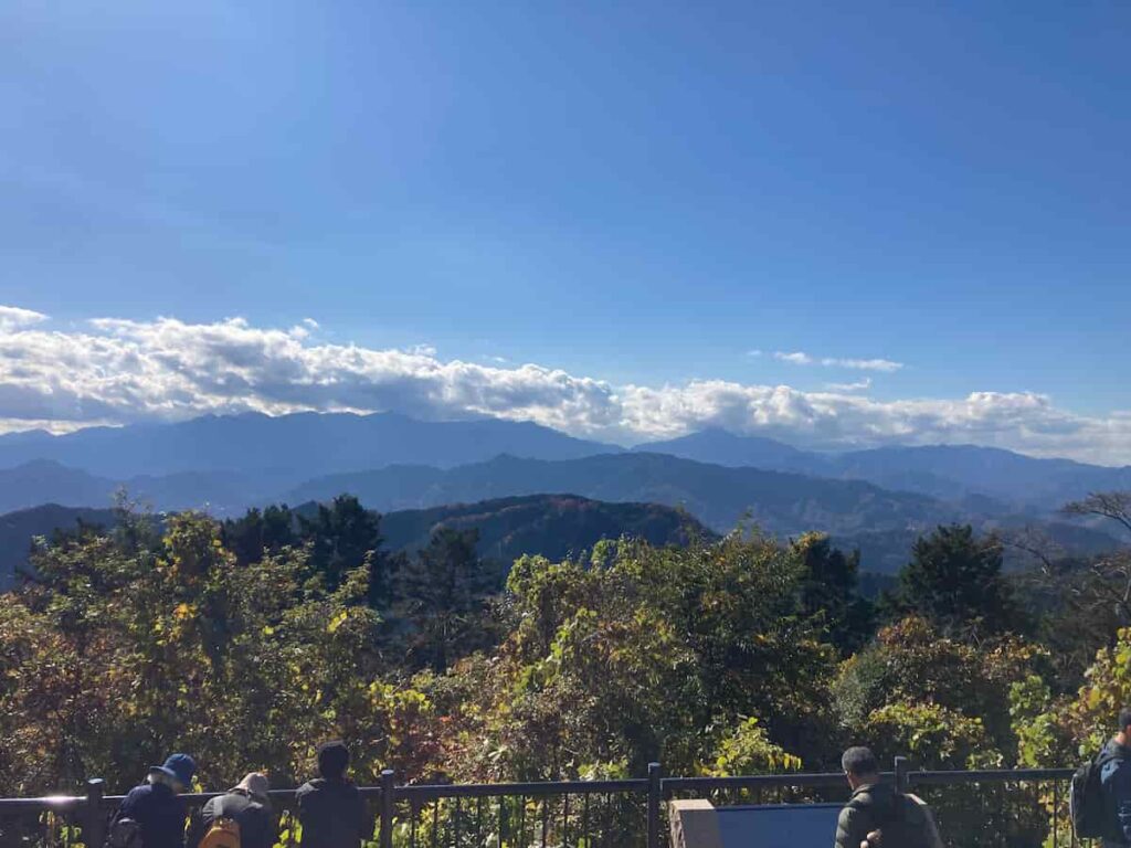 타카오산 정상 풍경