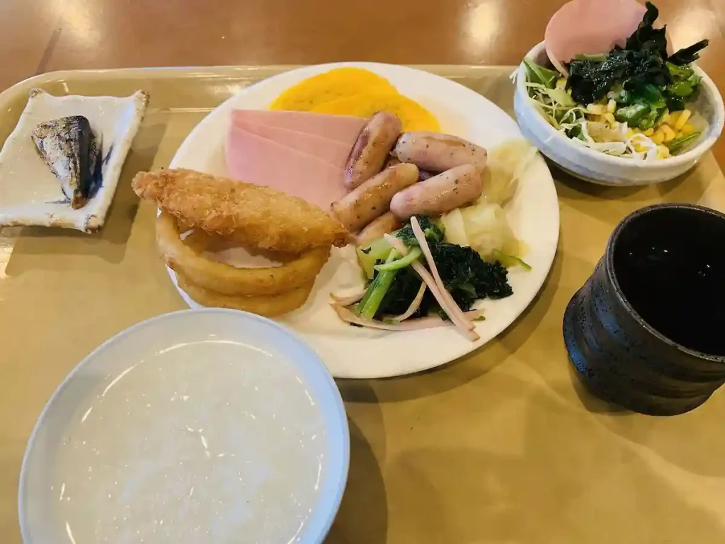 호텔 루트인 아바시리역앞 (ホテルルートイン網走駅前) 조식