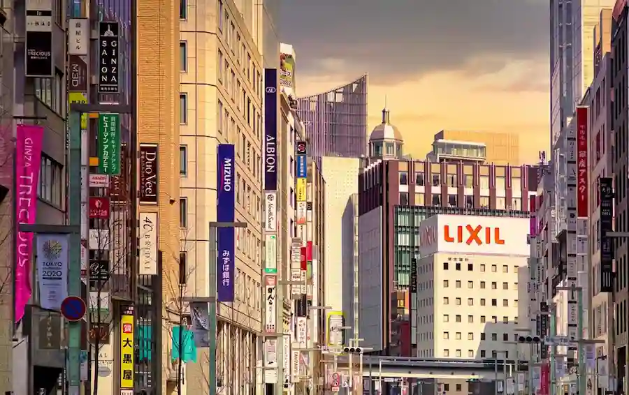 긴자 지역 특징